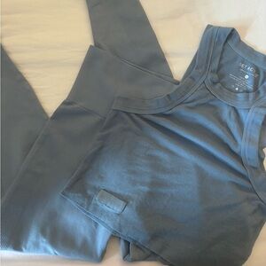SET ACTIVE ‘Blue Jean’ Set, Leggings L, Tank M